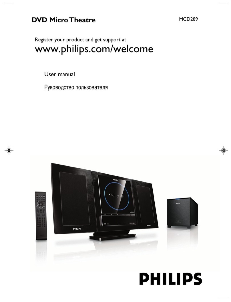 Philips MCD289/58 User manual