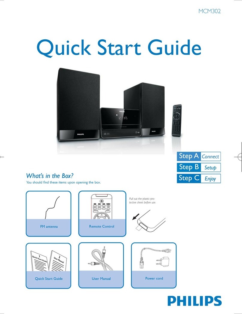 Philips MCM302/55 User manual
