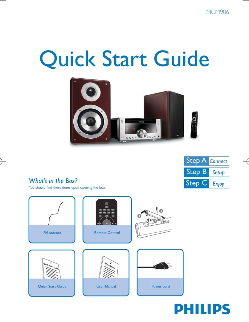 Philips MCM906/12 User manual