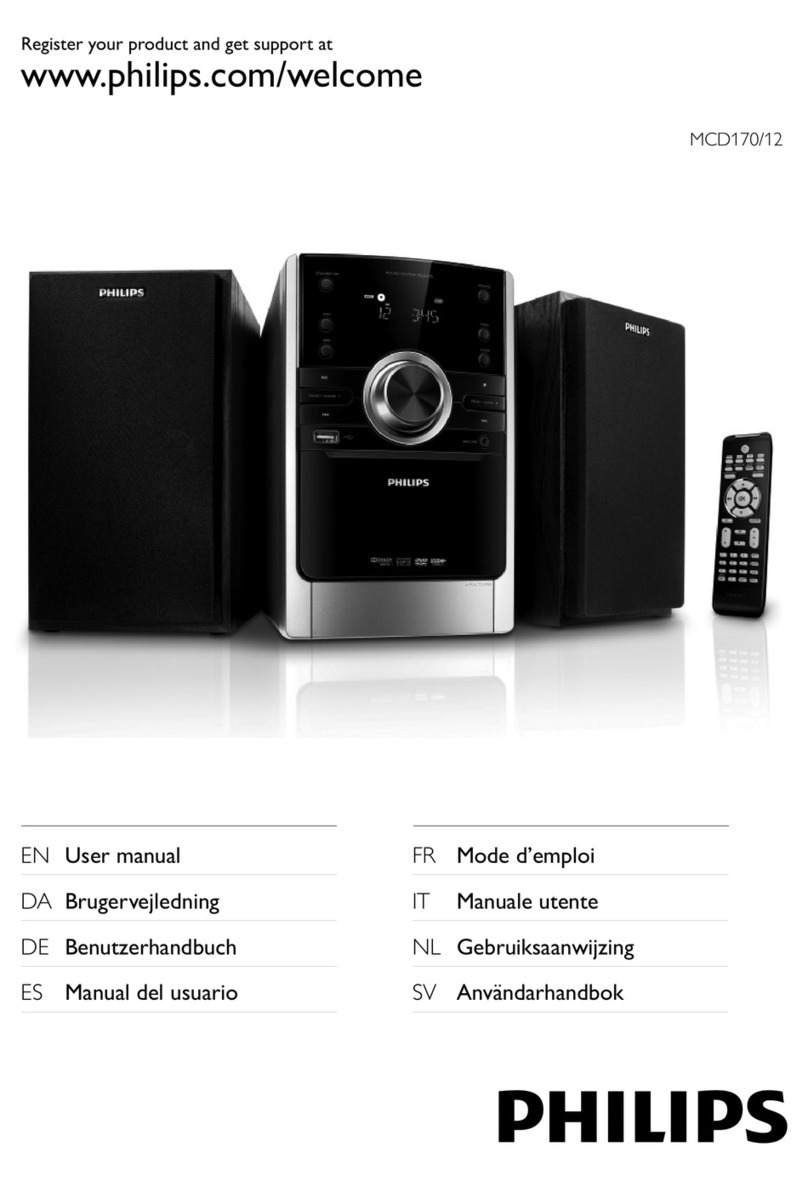 Philips MCD170/12 User manual