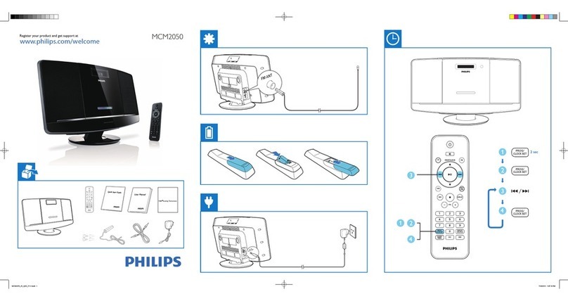 Philips MCM2050/05 User manual