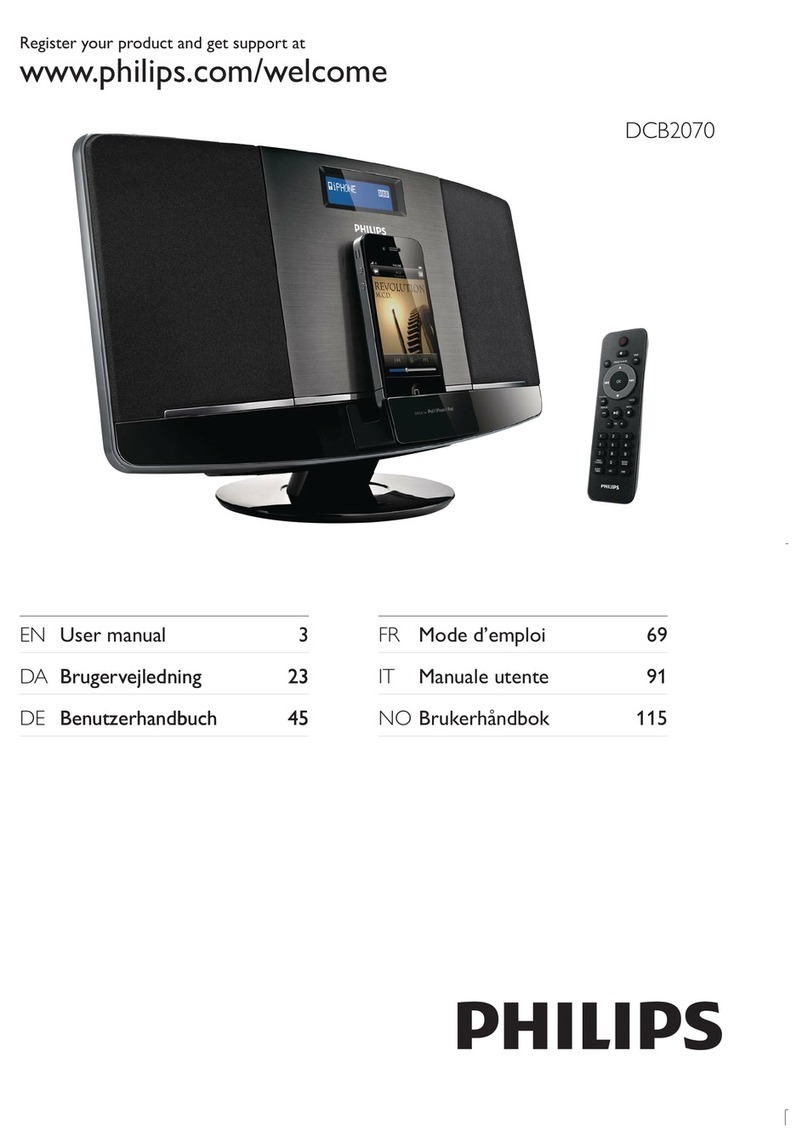Philips DCB2070/10 user manual