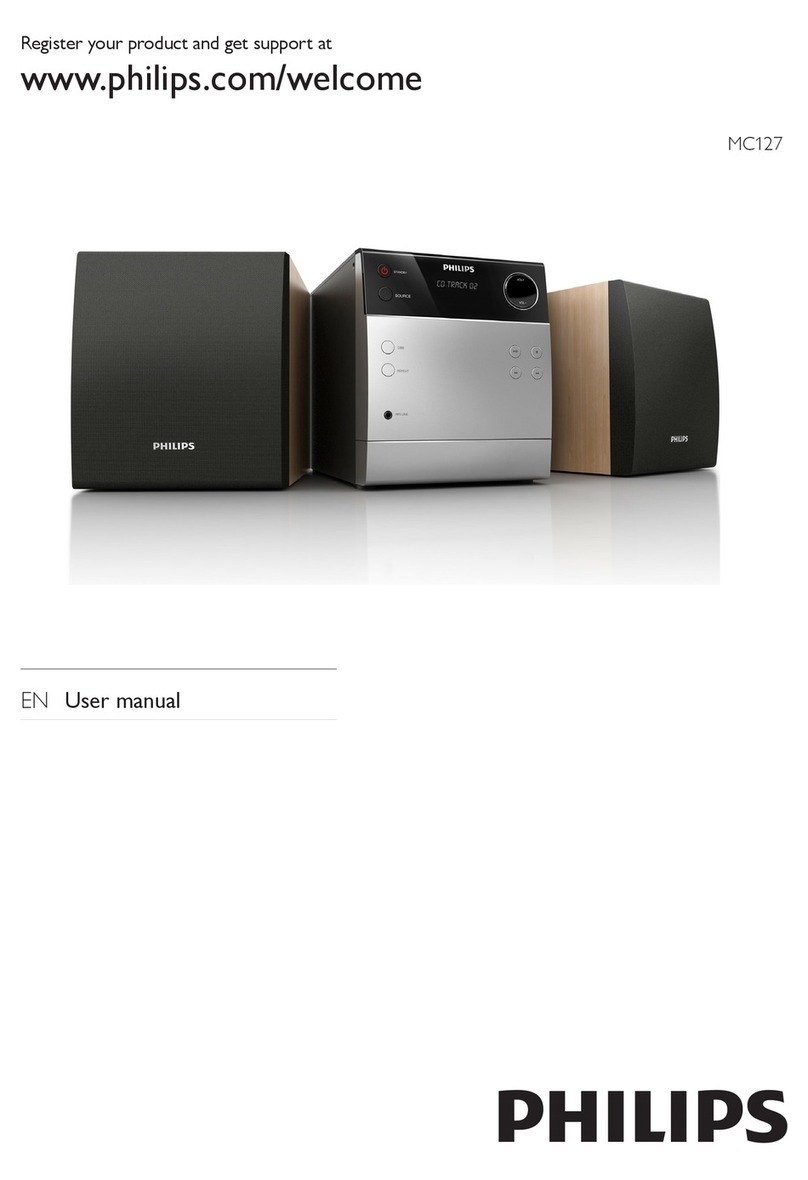 Philips MC127/12 user manual