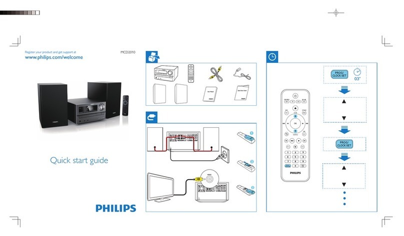 Philips MCD2010/12 quick start guide
