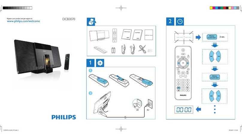 Philips DCB3070/10 quick start guide