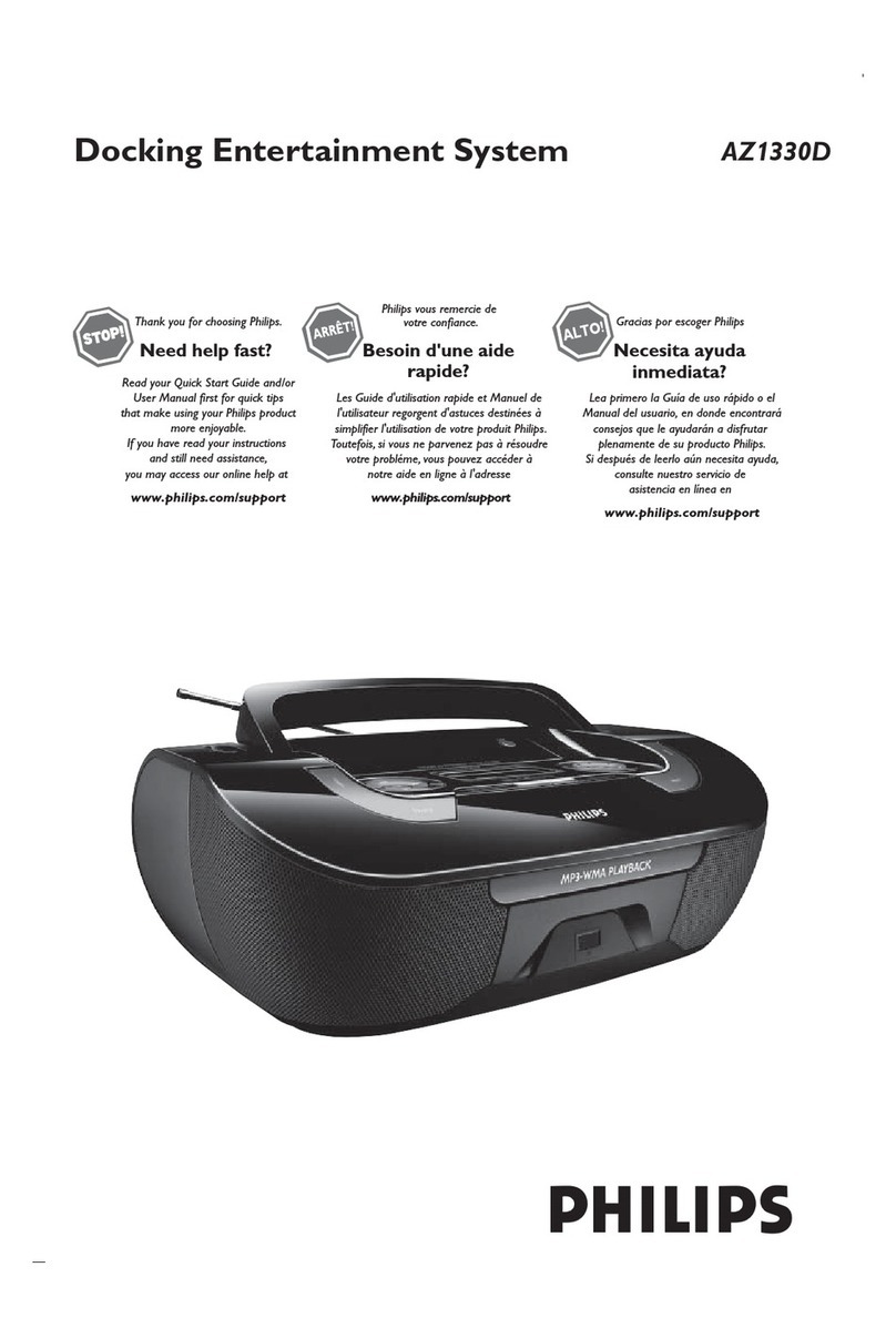 Philips AZ1330D/37B User manual