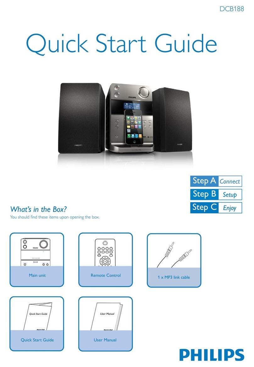 Philips DCB188/05 quick start guide
