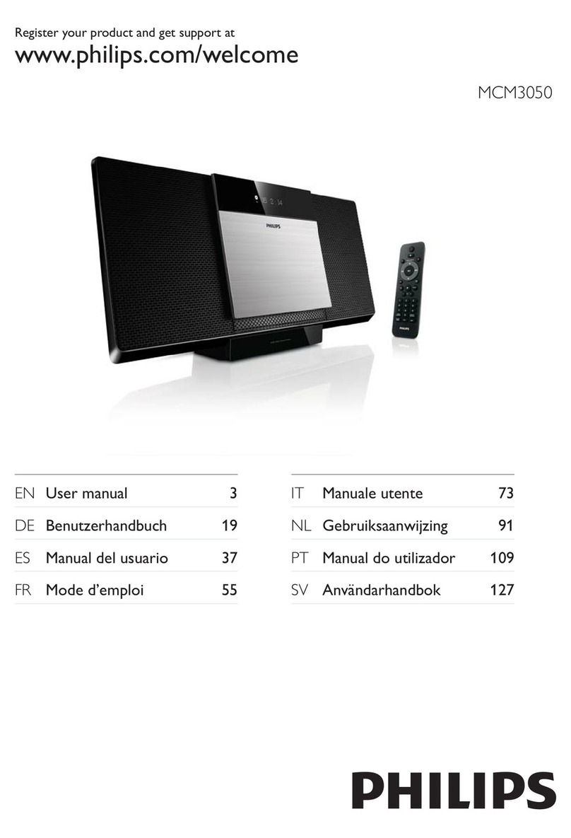 Philips MCM3050/12 user manual