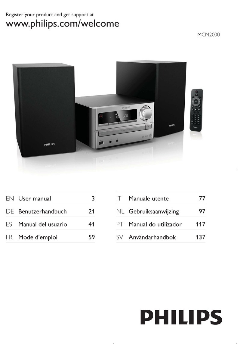 Philips MCM2000/12 User manual