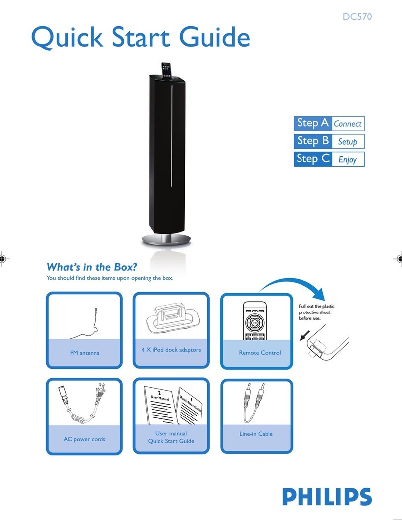 Philips DC570/98 quick start guide