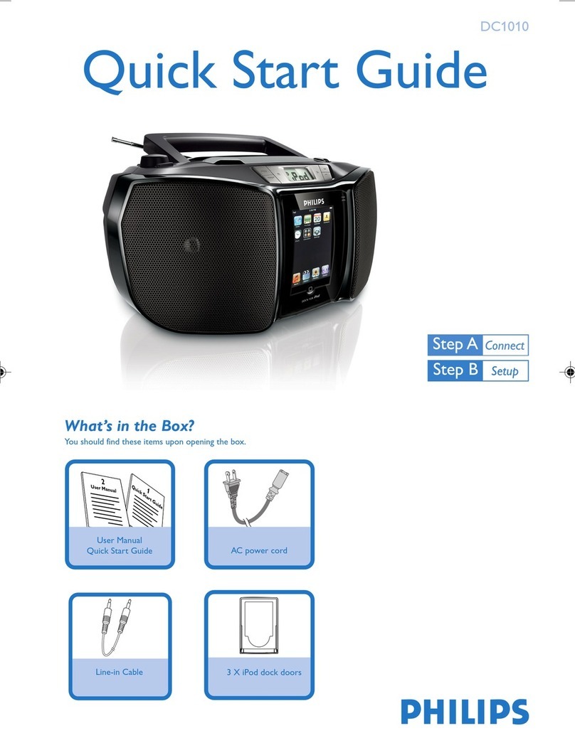 Philips DC1010/37B quick start guide