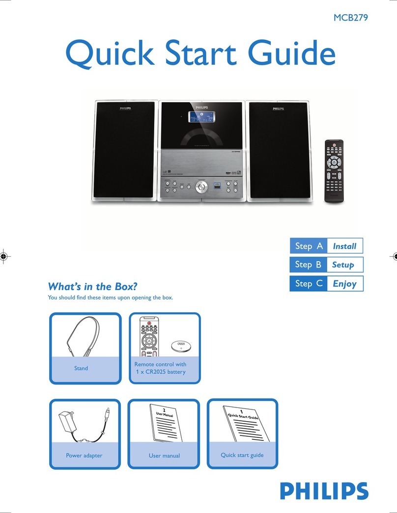 Philips MCB279/05 User manual