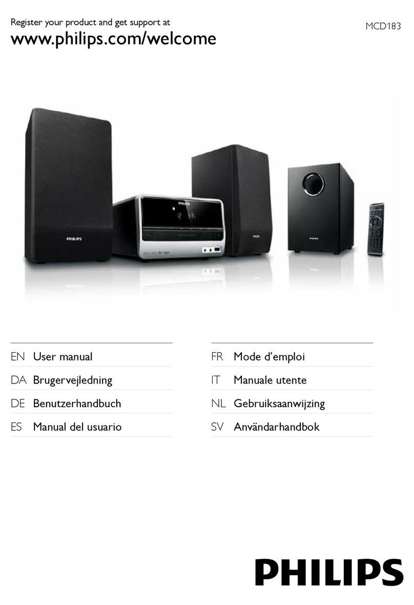 Philips MCD183/12 user manual