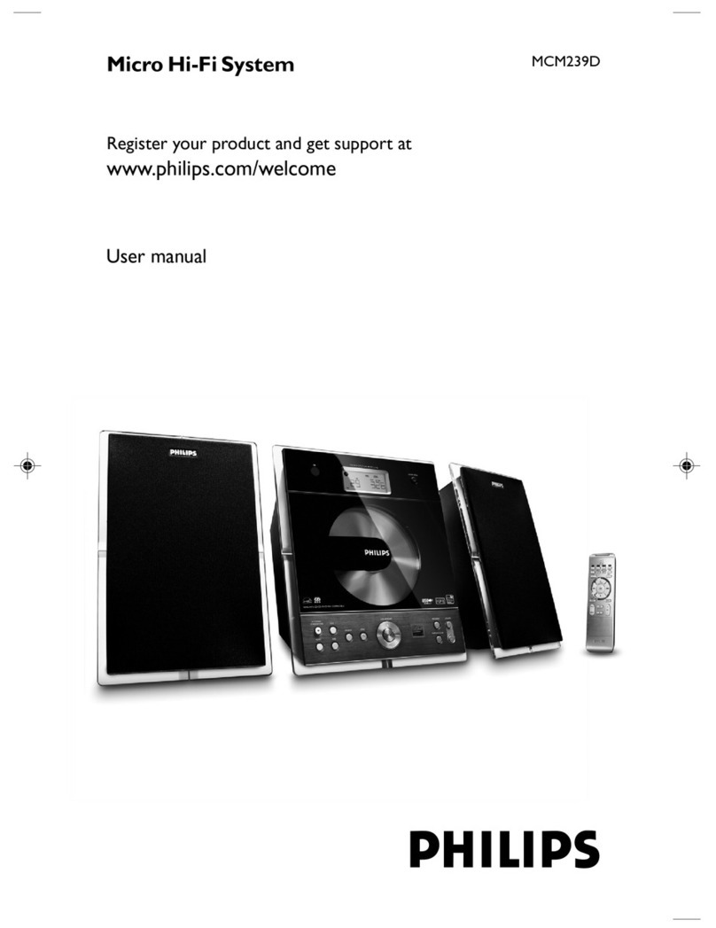 Philips MCM239D/05 user manual