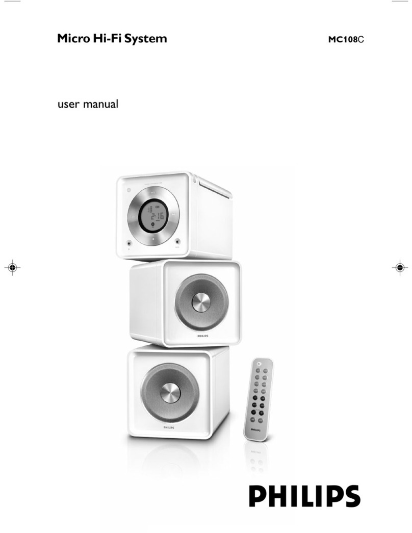 Philips MC108C/05 user manual