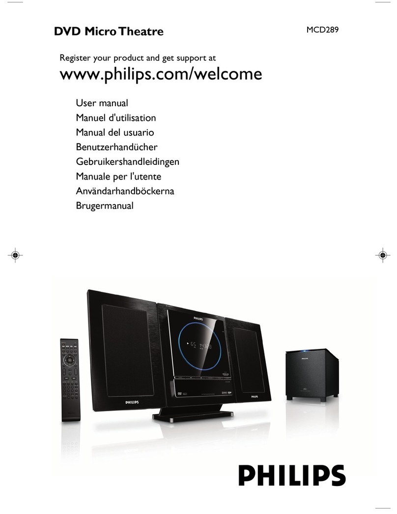 Philips MCD289/05 User manual