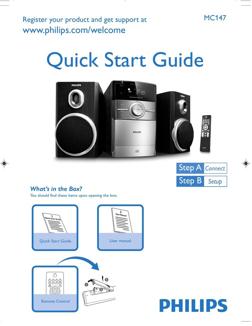 Philips MC147/05 User manual