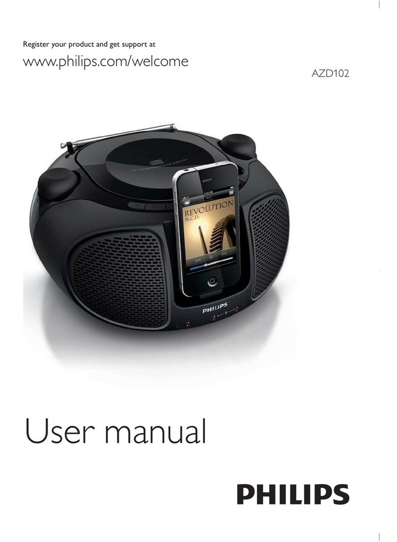 Philips AZD102/05 User manual