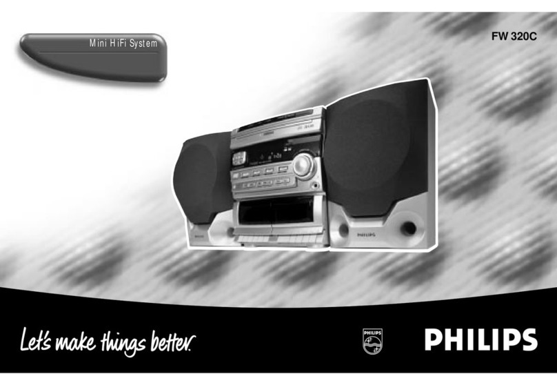 Philips FW320C/22 User manual