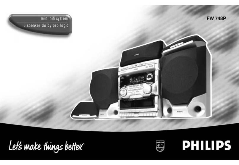 Philips FW748P/22 user manual