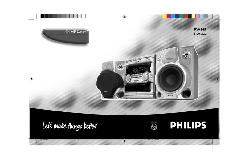 Philips FW545C/22 user manual