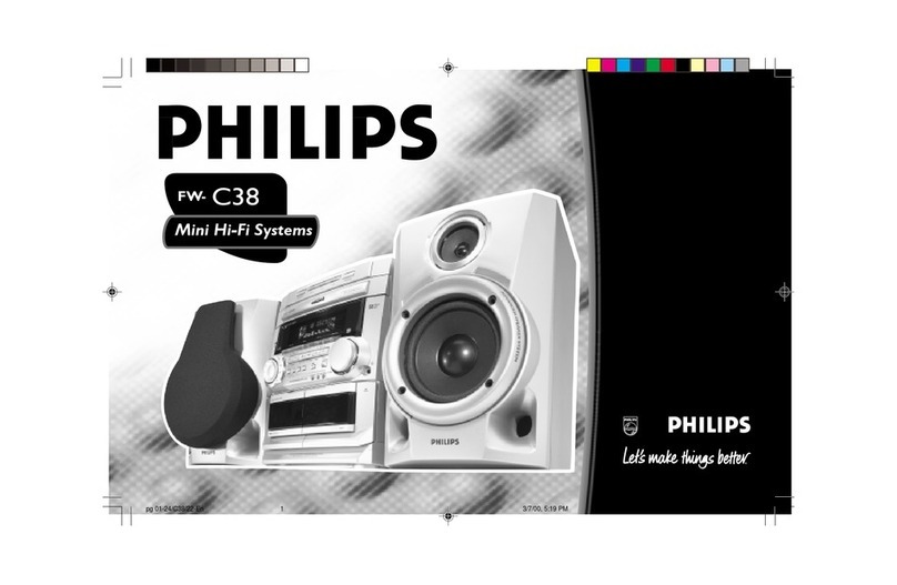 Philips FW-C38/22 user manual
