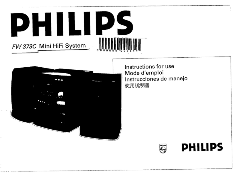 Philips FW373C/25 User manual