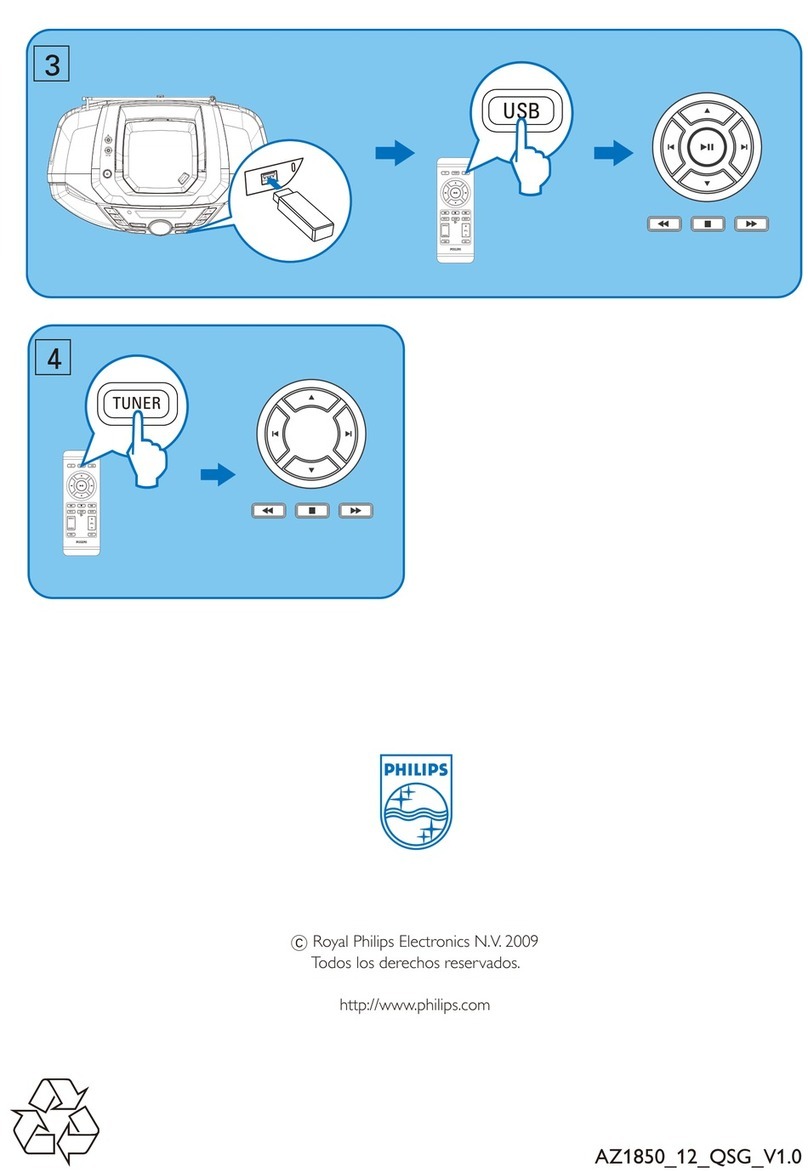 Philips AZ1850/12 User manual