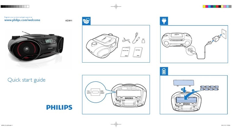 Philips AZ3811/55 User manual