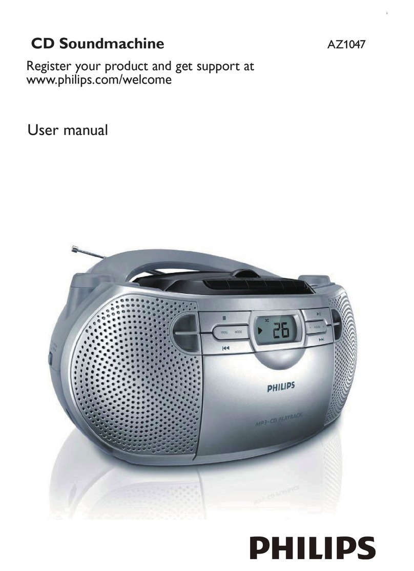 Philips AZ1047/61 user manual