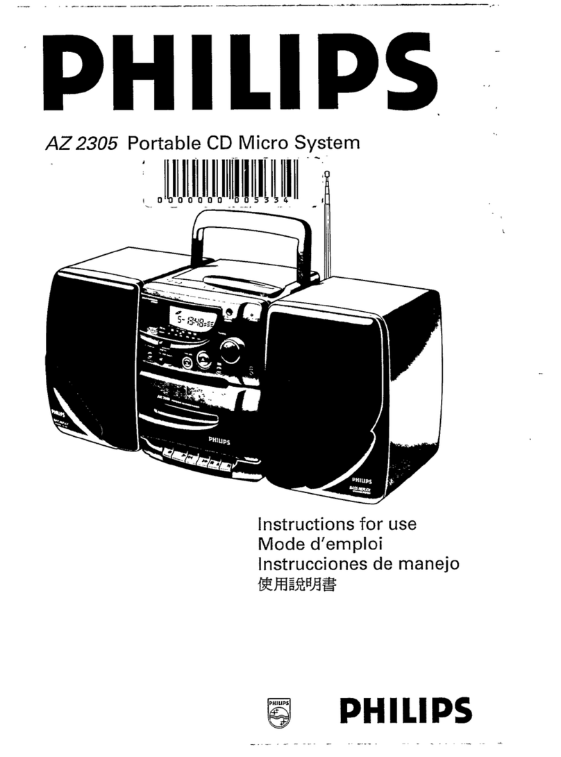 Philips AZ2305/05 Instructions for use