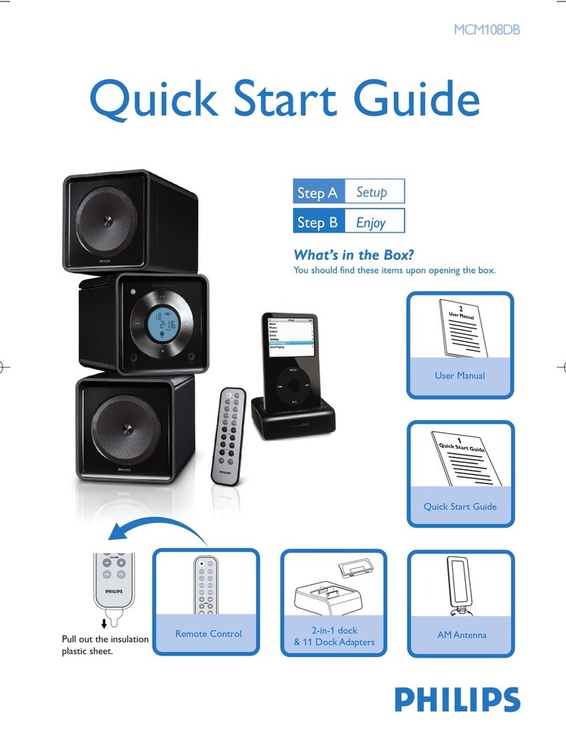 Philips MCM108DB/37B User manual