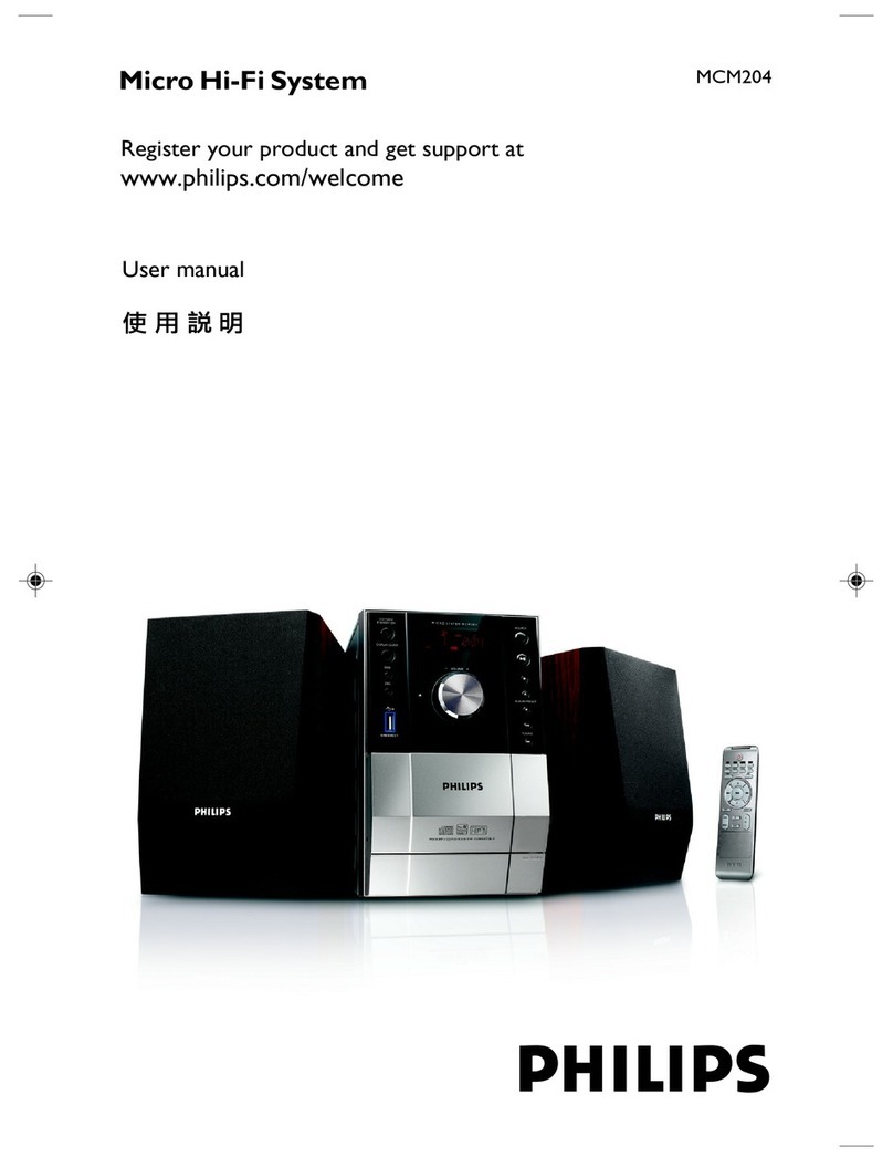 Philips MCM204/96 user manual