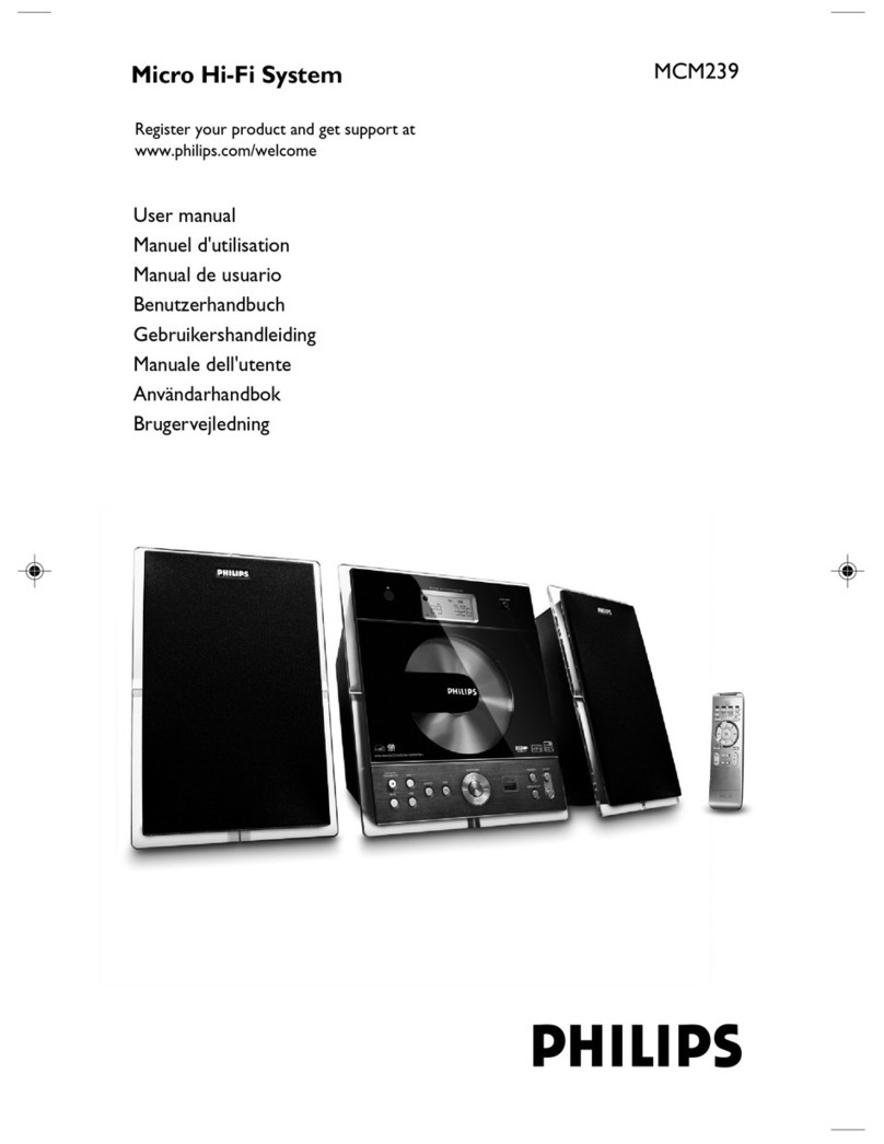 Philips MCM239/12 User manual