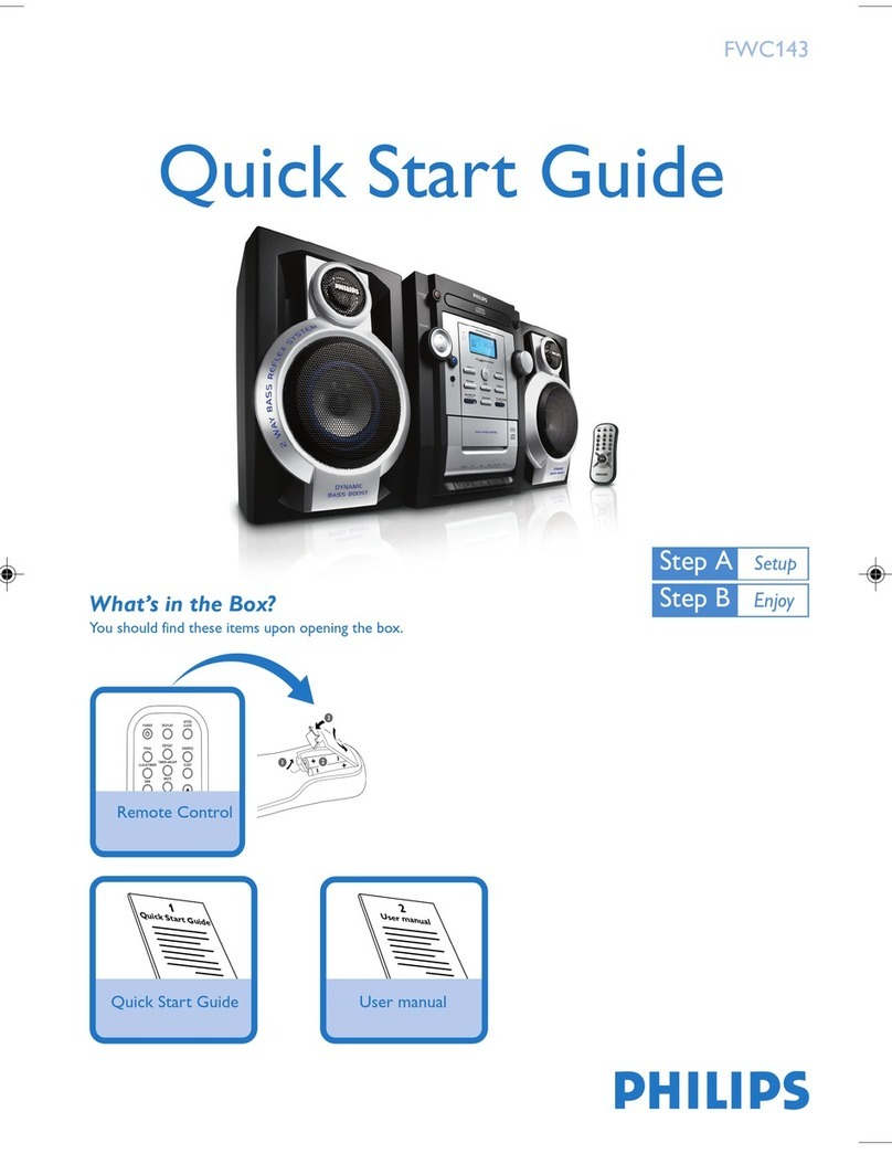 Philips FWC143/05 User manual