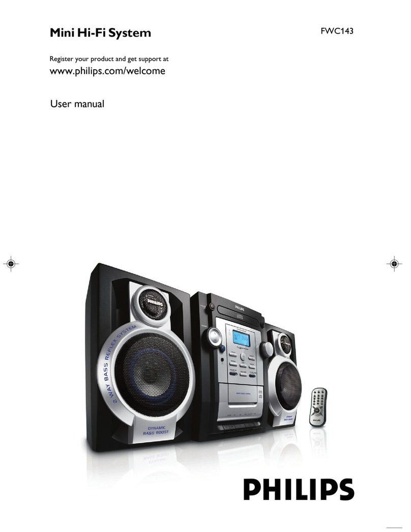 Philips FWC143/05 user manual