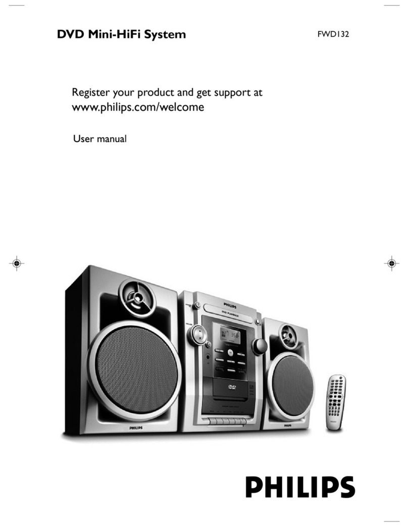 Philips FWD132/05 User manual