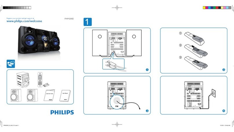 Philips FWM200D/12 User manual