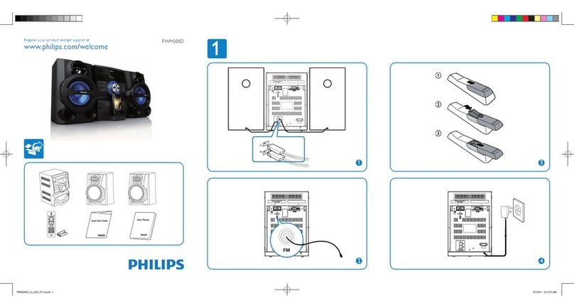 Philips FWM200D/05 User manual