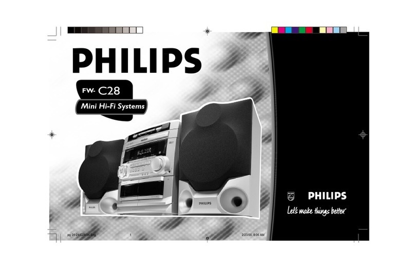 Philips FW-C28/25 user manual