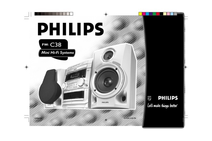 Philips FW-C38/25 User manual