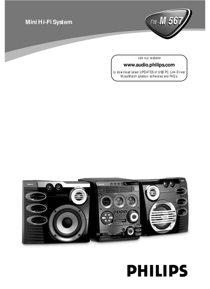 Philips FW-M567/22 User manual