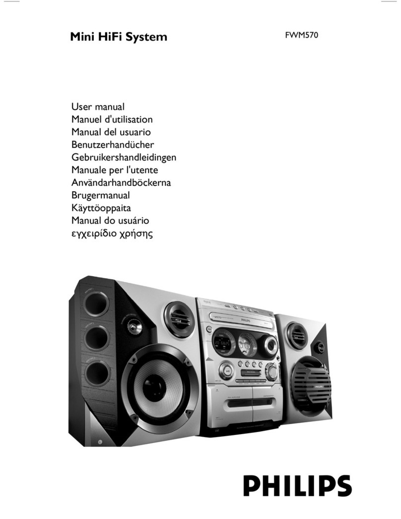 Philips FWM570/22 user manual