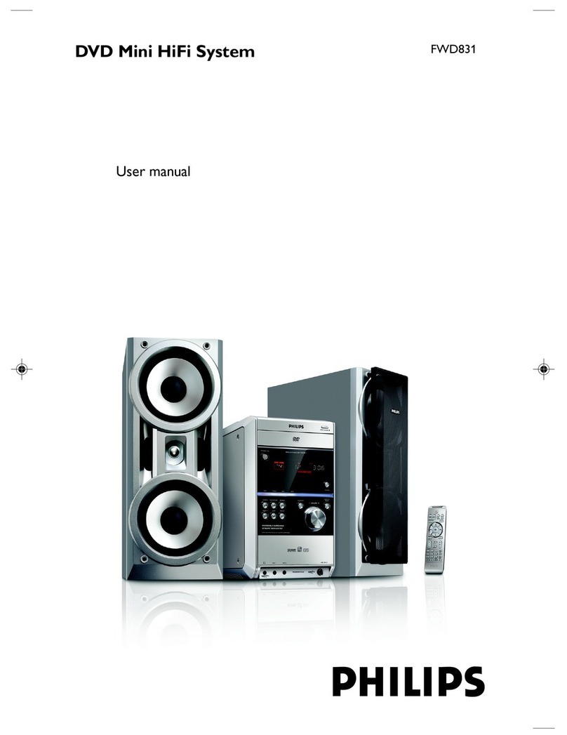Philips FWD831/05 user manual