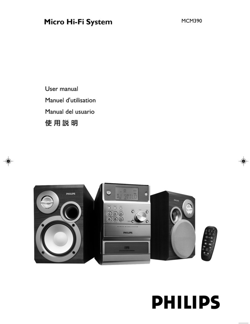 Philips MCM390/21M user manual