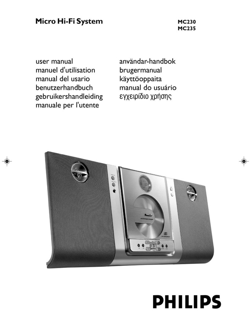 Philips MC230/30 user manual