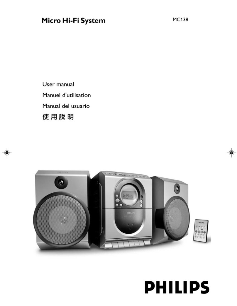 Philips MC138/77 user manual