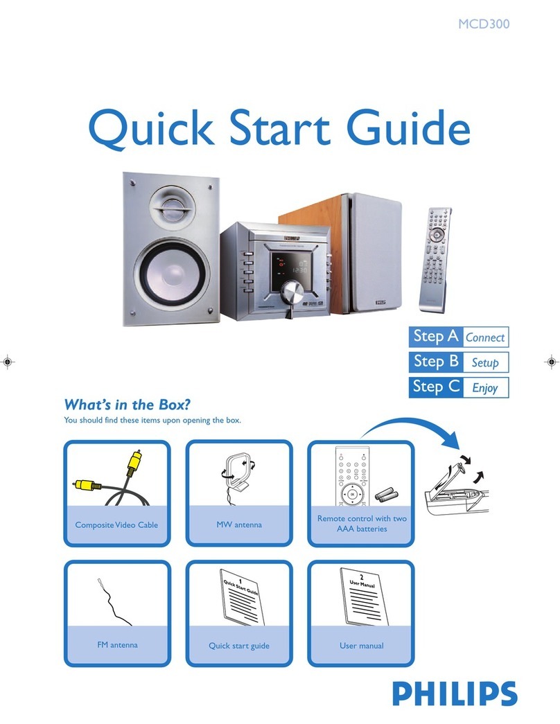 Philips MCD300/93 User manual