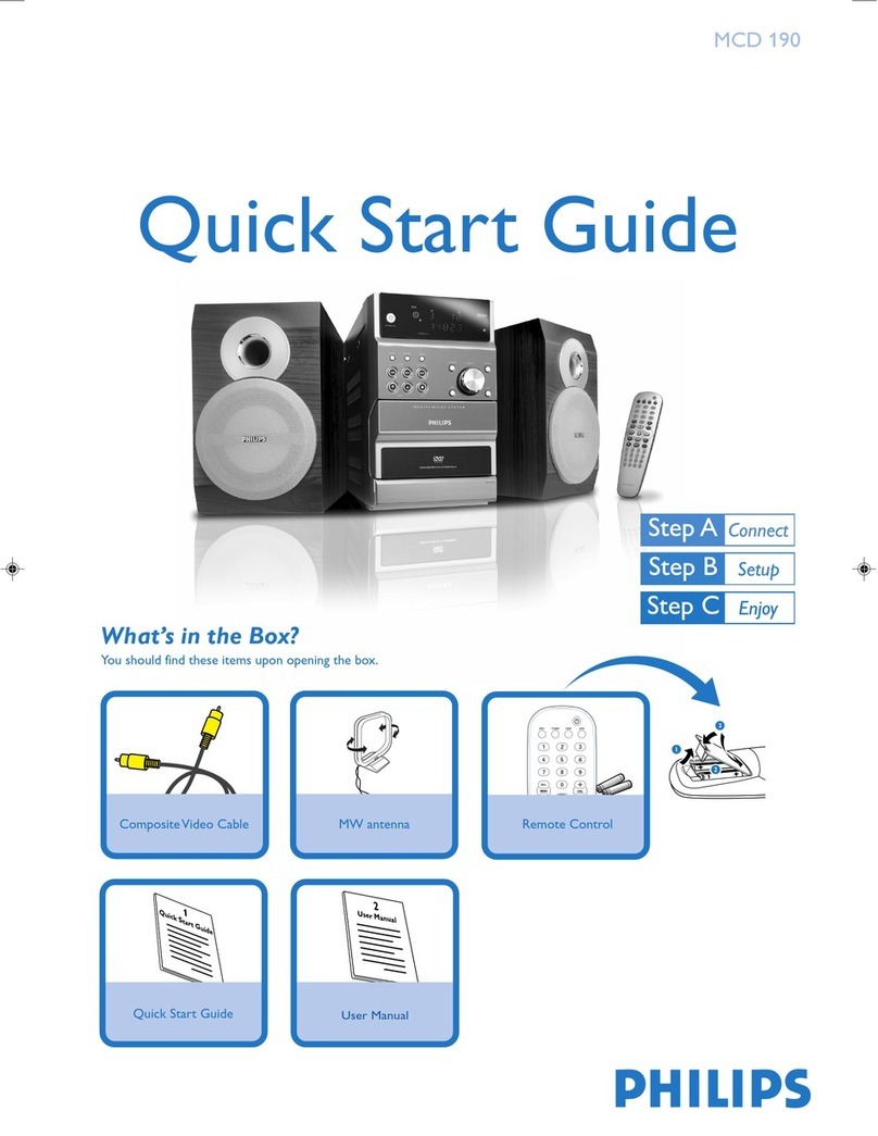 Philips MCD190/55 User manual
