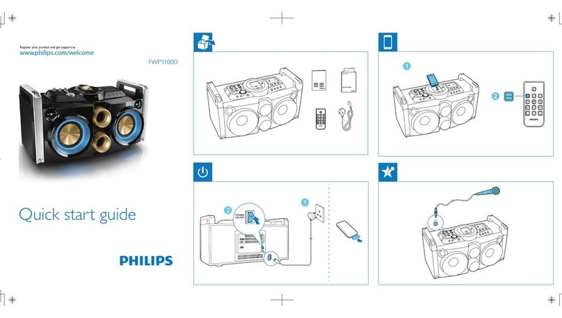 Philips FWP3100D/05 User manual